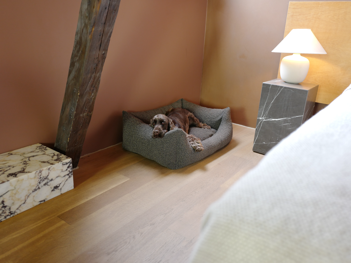 Bouclé Cloud Orthopedic Dog Bed